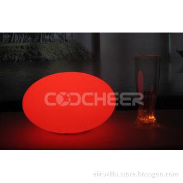 Fireproof Power Source PE Plastic Rechargeable LED Table La